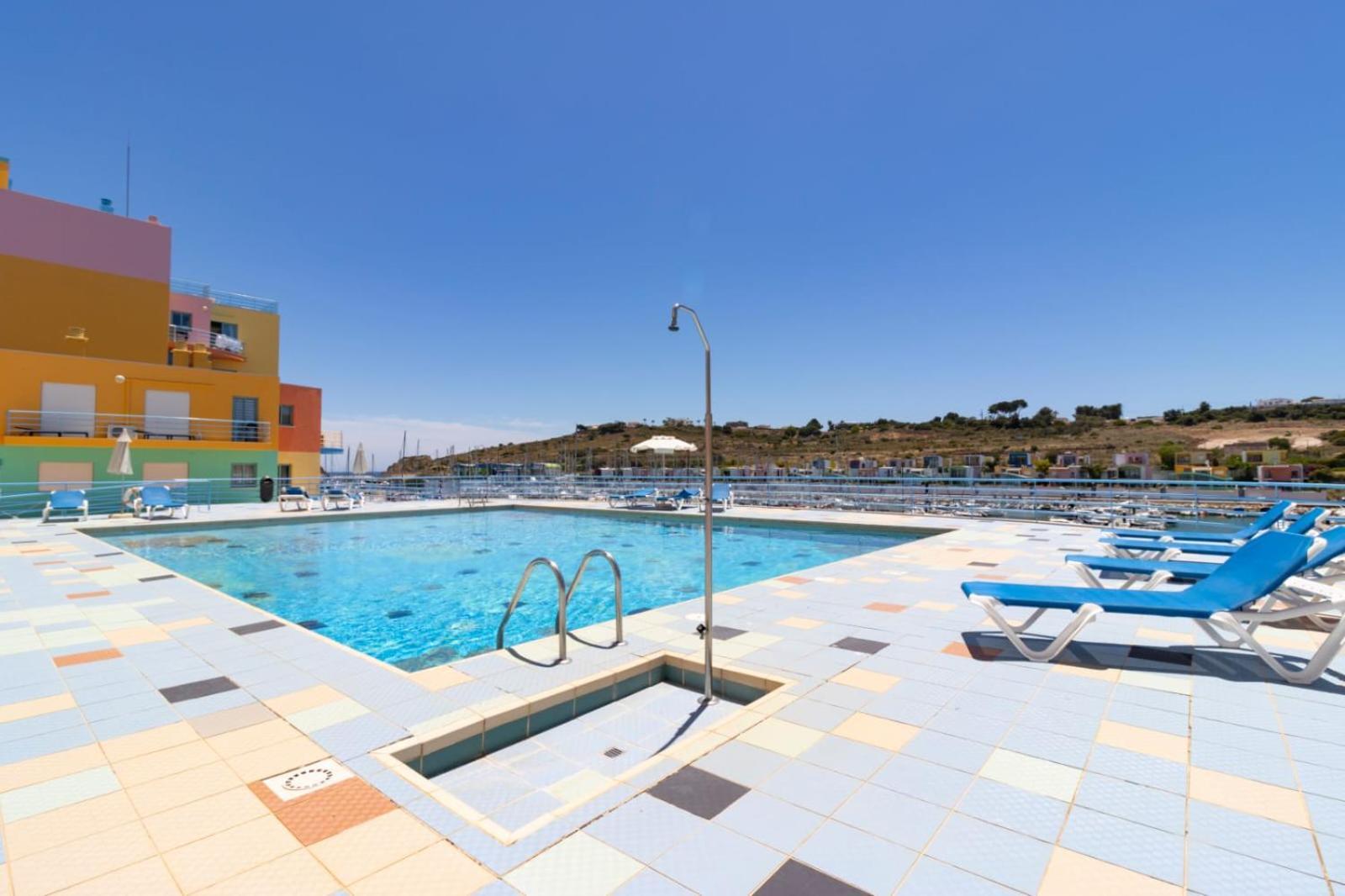 Blue Sea In Marina